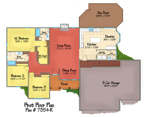 Ranch first floor plan